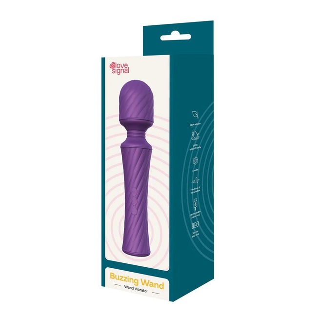 Dream Toys Love Signal Buzzing Wand w masażer różdżka Purple