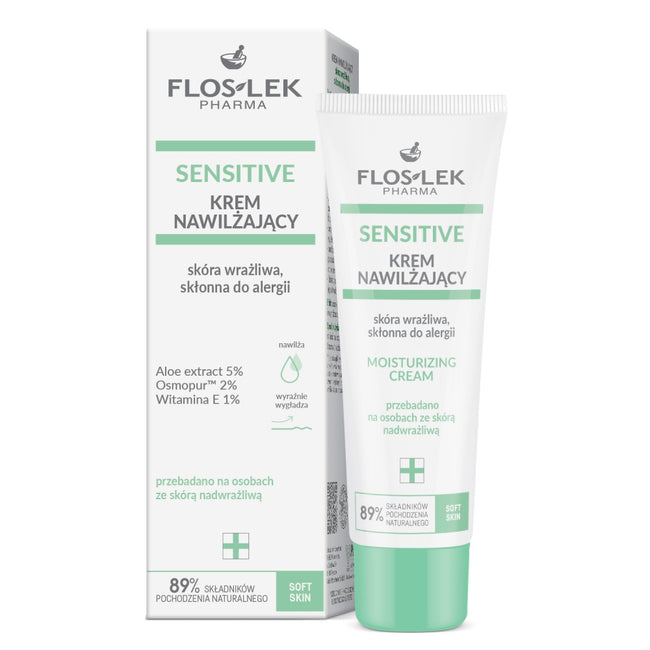 Floslek Sensitive krem nawilżający do twarzy 50ml