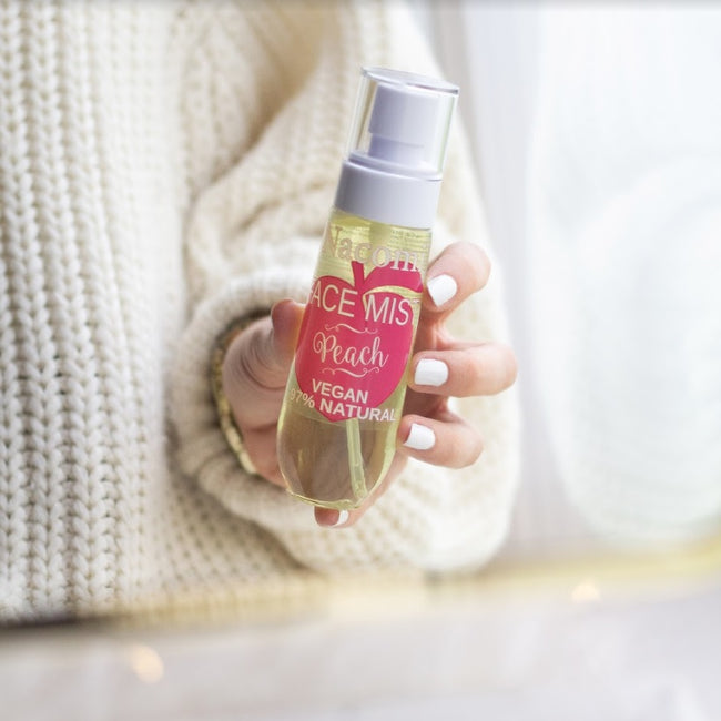 Nacomi Face Mist mgiełka do ciała i twarzy o zapachu brzoskwini 80ml