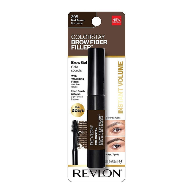 Revlon ColorStay™ Brow Fiber Filler wodoodporny żel do brwi