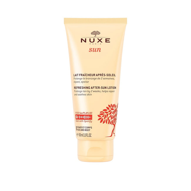 Nuxe Sun zestaw olejek do opalania twarzy i ciała SPF50 150ml + balsam po opalaniu 100ml
