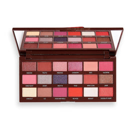 Makeup Revolution I Heart Revolution Chocolate Eyeshadow Palette paleta cieni do powiek Truffle 18g