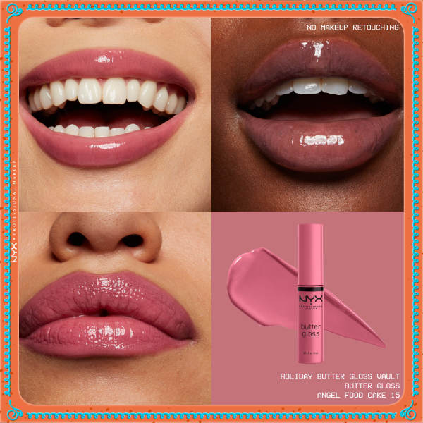 NYX Professional MakeUp Holiday Butter Gloss Vault zestaw błyszczyków 10x8ml