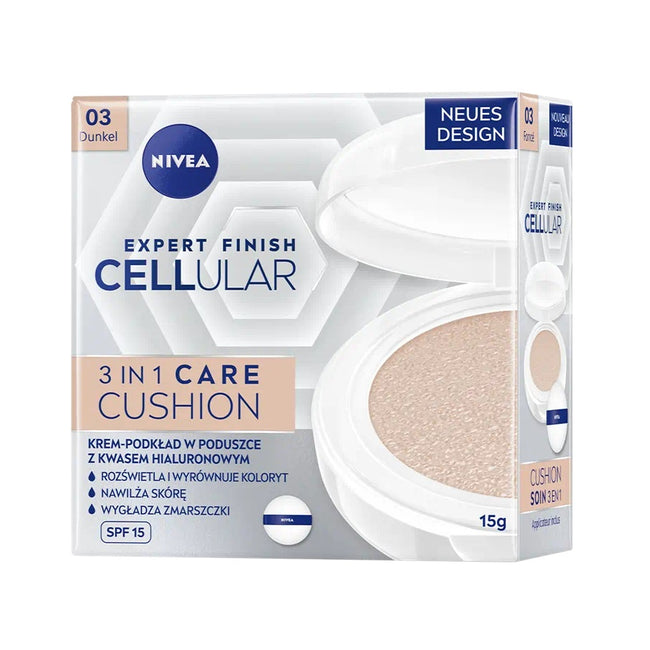 Nivea Expert Finish Cellular 3in1 Care Cushion krem-podkład w poduszce SPF