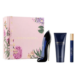 Carolina Herrera Good Girl zestaw woda perfumowana spray 80ml + woda perfumowana spray 10ml + balsam do ciała 100ml