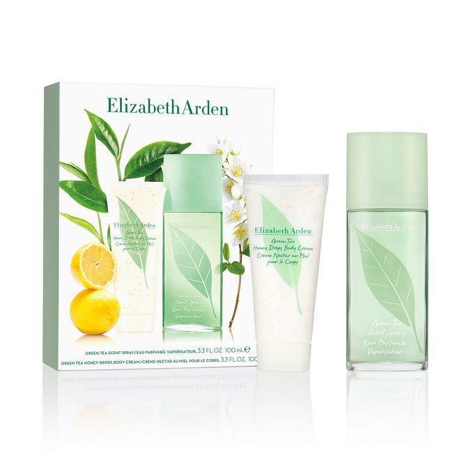 Elizabeth Arden Green Tea zestaw woda perfumowana spray 100ml + perfumowany krem do ciała 100ml