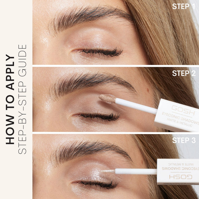Gosh Matte & Metallic cień w kremie z aplikatorem