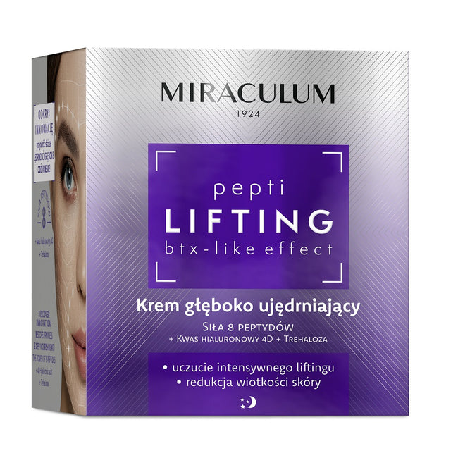 Miraculum Pepti Lifting krem głęboko ujędrniający na noc 50ml