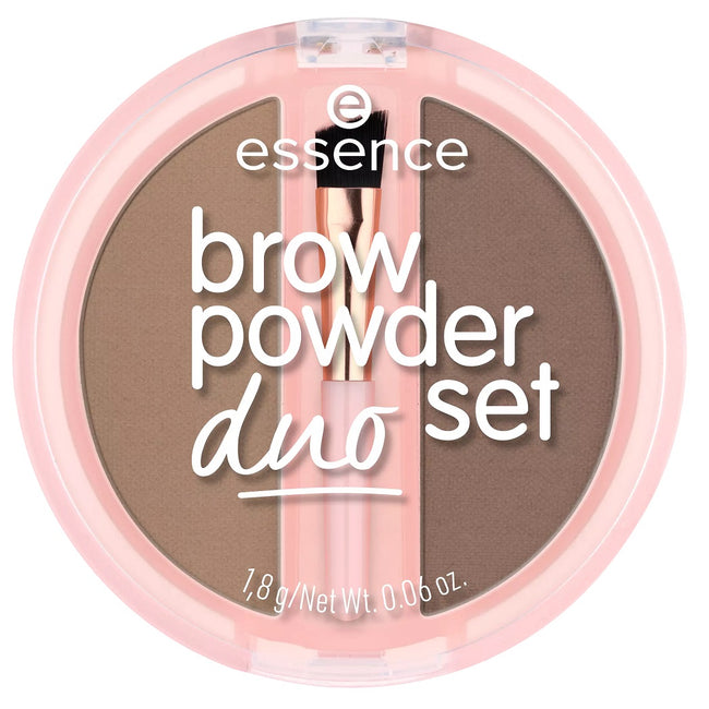 Essence Brow Powder Duo pudrowy zestaw do brwi