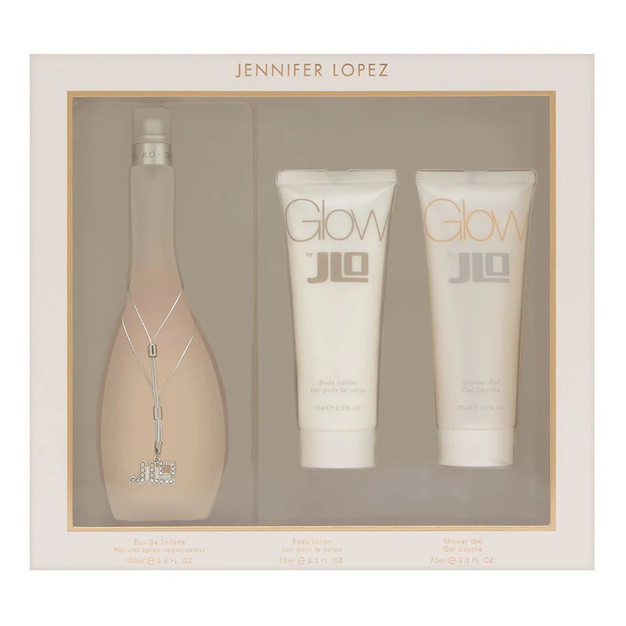 jennifer lopez glow woda toaletowa 100 ml   zestaw 