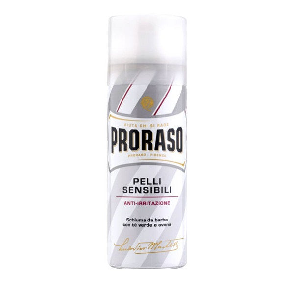 Proraso Pelli Sensibili kojąca pianka do golenia dla mężczyzn z zieloną herbatą i owsem 300ml