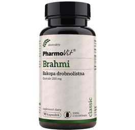 Pharmovit Brahmi Bakopa drobnolistna ekstrakt 20:1 suplement diety 90 kapsułek