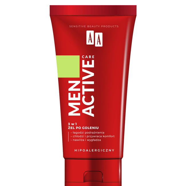 AA Men Active Care 3w1 żel po goleniu