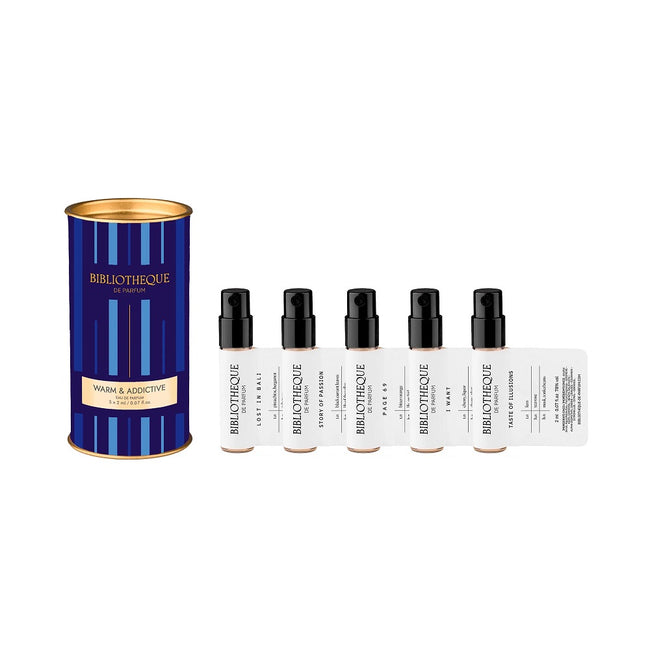 Bibliotheque de Parfum Warm & Addictive zestaw wód perfumowanych 5x2ml