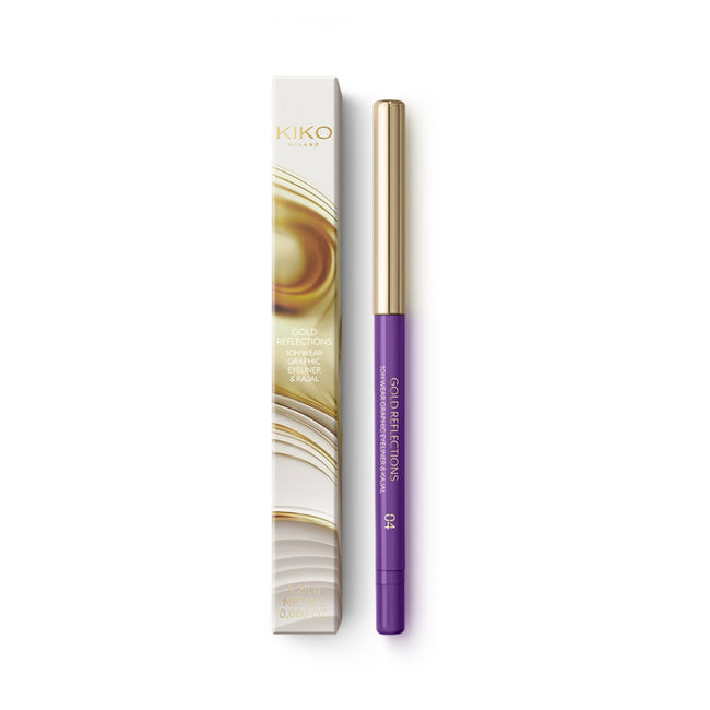 KIKO Milano Gold Reflections 10H Wear Graphic Eyeliner & Kajal eyeliner i kredka kajal o 10-godzinnej trwałości