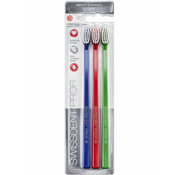 Swissdent Profi Whitening Soft szczoteczka do zębów 2szt+1szt