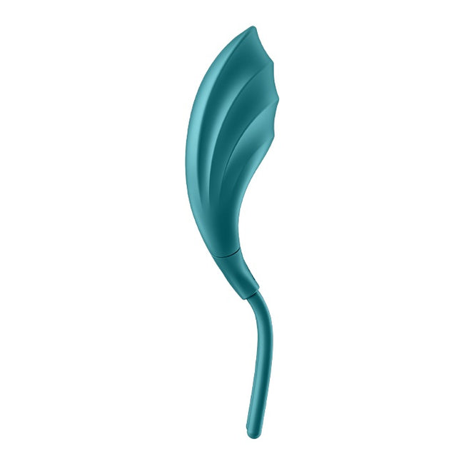 Satisfyer Swordsman wibrujący pierścień na penisa Green