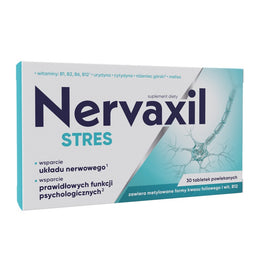 Nervaxil Stres suplement diety 30 tabletek powlekanych