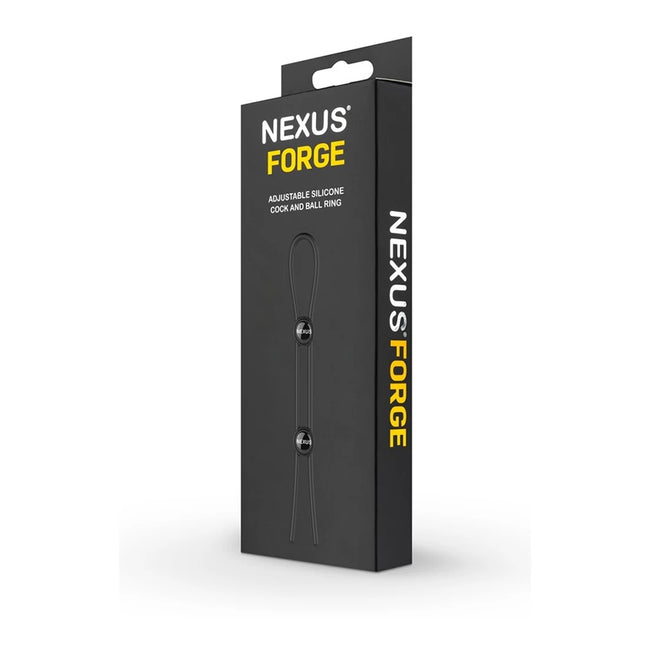 Nexus Forge podwójny regulowany pierścień na penisa Black