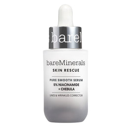 bareMinerals Skin Rescue Pure Smooth Serum wygładzające serum z 5% niacynamidem i chebulą 30ml