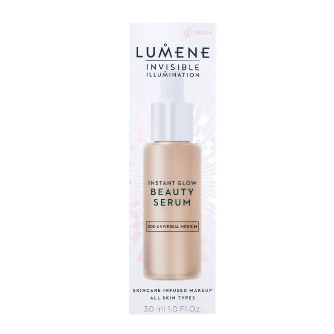 Lumene Invisible Illumination rozświetlające serum do twarzy 200 Universal Medium 30ml
