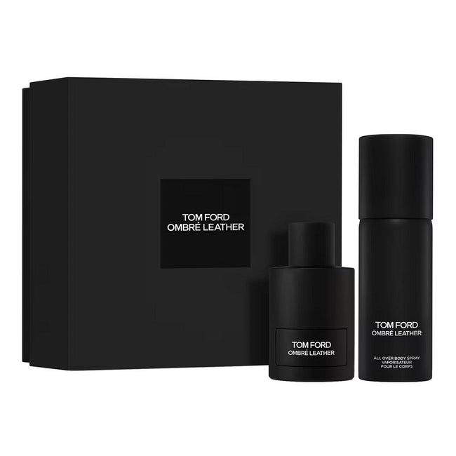 Tom Ford Ombre Leather zestaw woda perfumowana spray 100ml + mgiełka do ciała 150ml