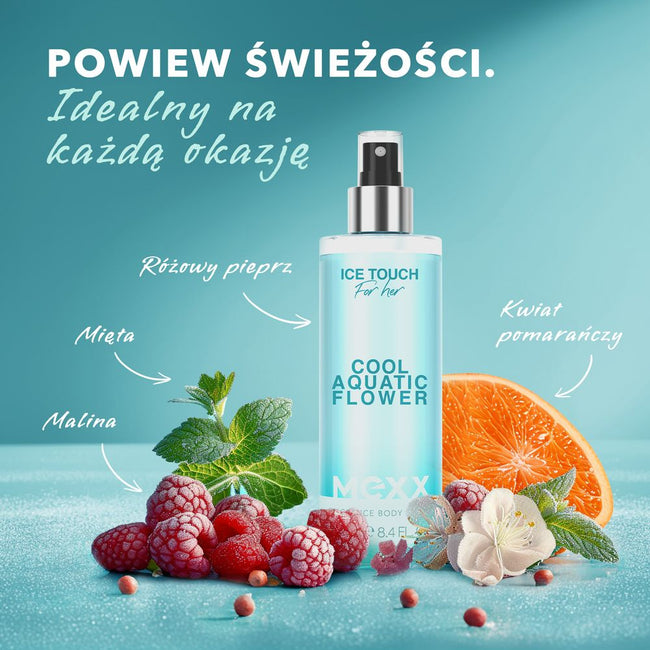 Mexx Ice Touch Cool Aquatic Flower perfumowana mgiełka do ciała 250ml