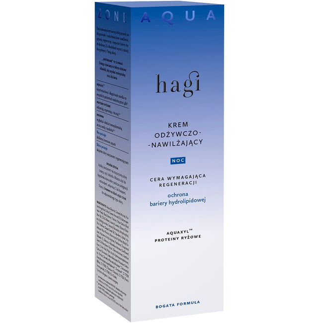 Hagi Aqua Zone krem odżywczo-nawilżający na noc 50ml