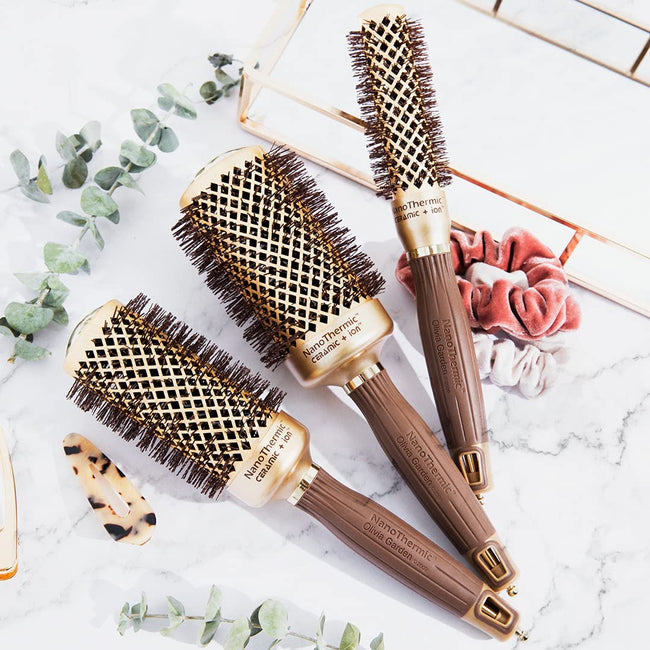 Olivia Garden Nano Thermic Ceramic+Ion Round Thermal Hairbrush szczotka do włosów NT-18