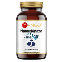 Yango Nattokinaza - NSK-SD 20 suplement diety 30 kapsułek