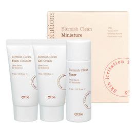 Ottie Blemish Clean zestaw do pielęgnacji cery trądzikowej 3x30ml
