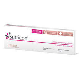 Sutricon Silikonowe plastry na blizny 5 cm x 30 cm 5 sztuk