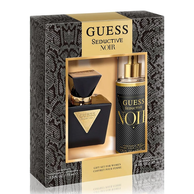 Guess Seductive Noir Women zestaw woda toaletowa spray 75ml + mgiełka do ciała 125ml