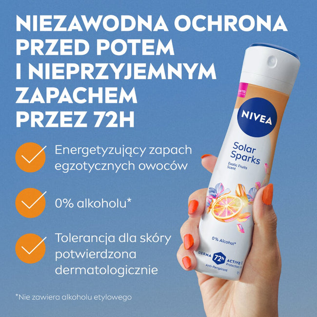 Nivea Solar Sparks antyperspirant spray 150ml