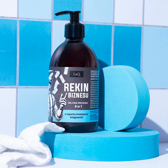 LaQ Żel pod prysznic dla mężczyzn 8w1 Rekin Biznesu 500ml