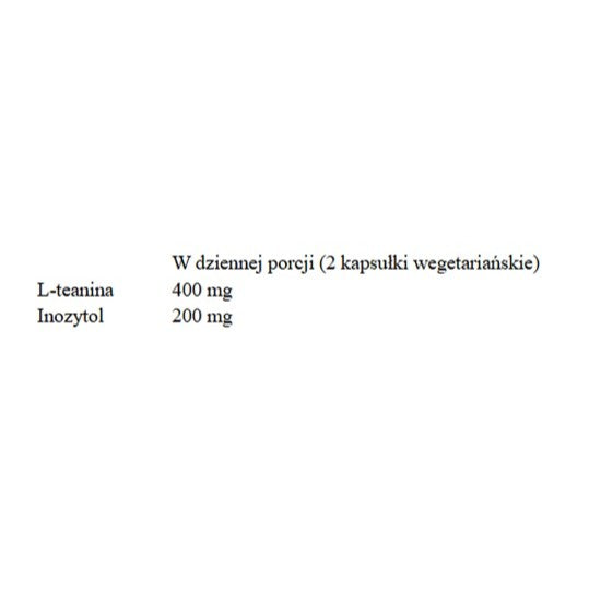Now Foods L-Theanine 200mg suplement diety 60 kapsułek