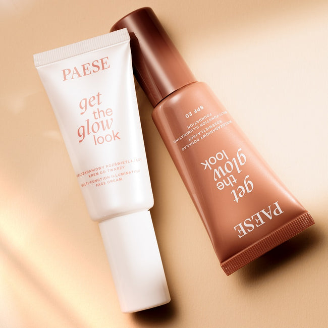 Paese Get The Glow Look wielozadaniowy rozświetlający krem do twarzy 30ml