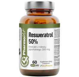 Pharmovit Resweratrol 50% suplement diety 60 kapsułek