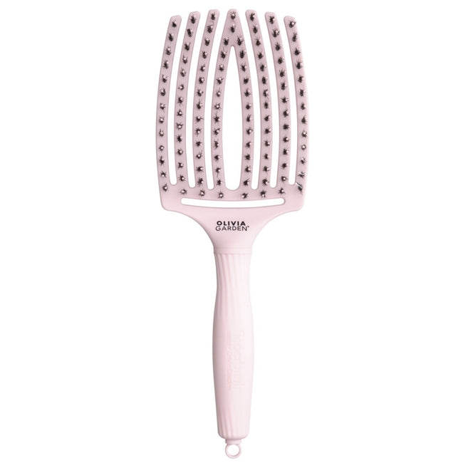 Olivia Garden Fingerbrush Combo szczotka do włosów Pastel Pink Large