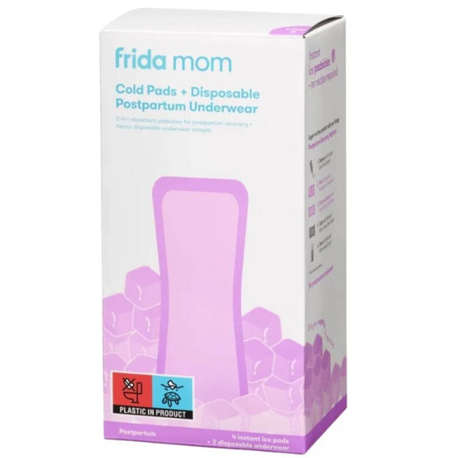 Frida Mom wkładki chłodzące 4szt + majtki poporodowe 2szt
