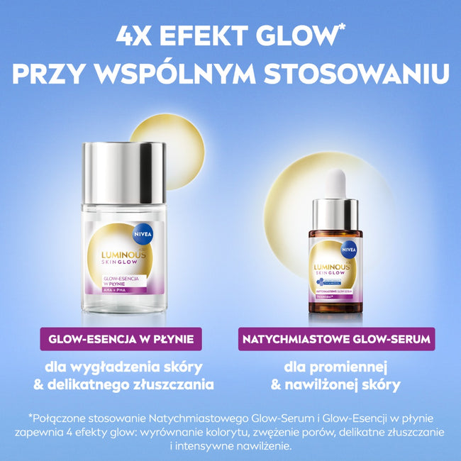 Nivea Luminous630® Skin Glow natychmiastowe glow-serum 15ml