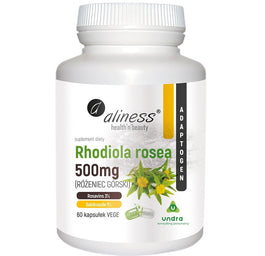Aliness Rhodiola rosea (różeniec górski) 500mg suplement diety 60 kapsułek