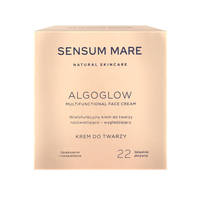 Sensum Mare Algoglow wielofunkcyjny krem do twarzy rozświetlająco-wygładzający 50ml