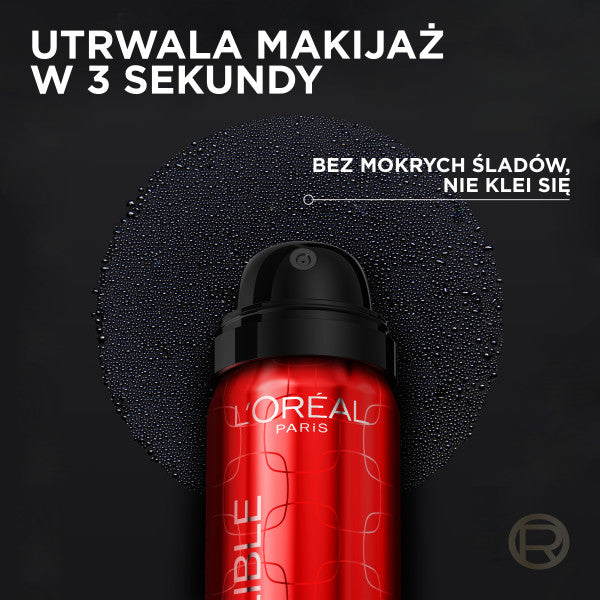 L'Oreal Paris Infaillible 3-Second Setting Mist 3-sekundowy spray utrwalający makijaż 75ml