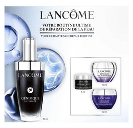 Lancome Genifique Day-Night Routine zestaw serum do twarzy 50ml + krem pod oczy 5ml + krem na dzień 15ml + krem na noc 15ml