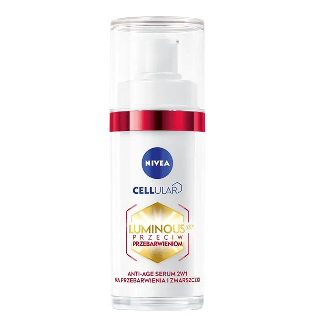 Nivea Luminous 630® anti-age serum 2w1 na przebarwienia i zmarszczki 30ml
