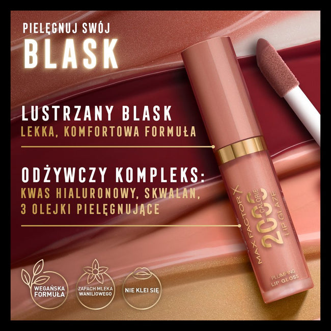 Max Factor 2000 Calorie Lip Glaze błyszczyk nawilżający do ust z kompleksem odżywczym