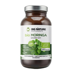 Big Nature Bio Moringa suplement diety 150 tabletek