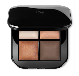 KIKO Milano Bright Quartet Baked Eyeshadow Palette paleta czterech wypiekanych cieni do powiek