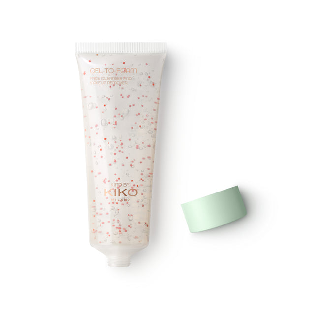 KIKO Milano Kind by KIKO Gel-to-Foam Face Cleanser And Makeup Remover preparat do oczyszczania twarzy i demakijażu 2w1 75ml